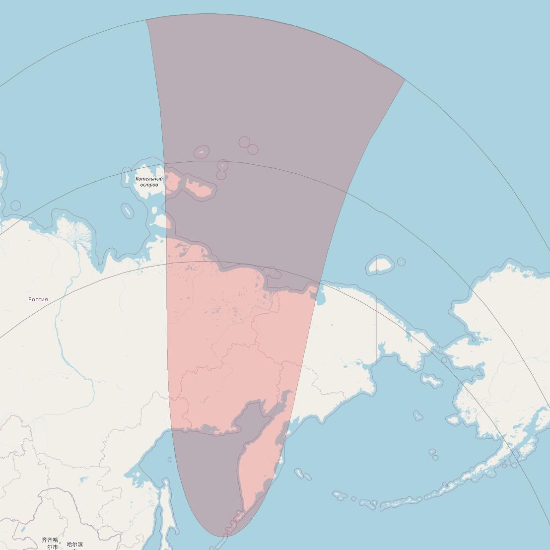 JCSat 1C at 150° E downlink Ku-band User Spot30 beam coverage map