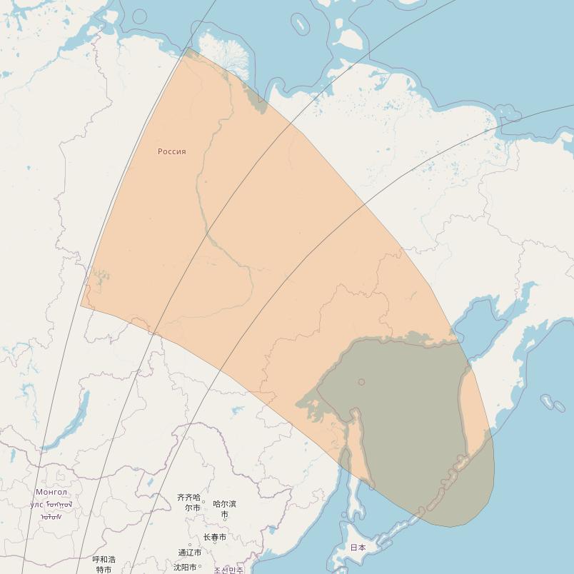 Inmarsat GX3 at 180° E downlink Ka-band S28DL Spot beam coverage map