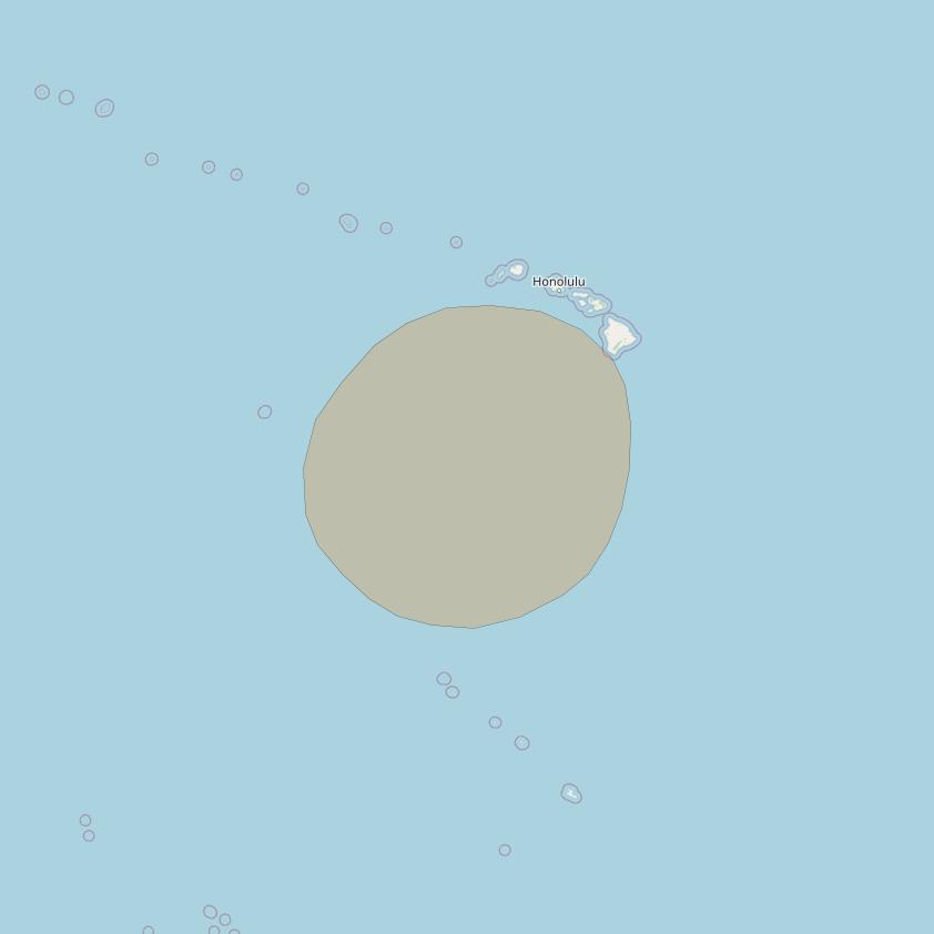 Inmarsat GX3 at 180° E downlink Ka-band S64DL Spot beam coverage map