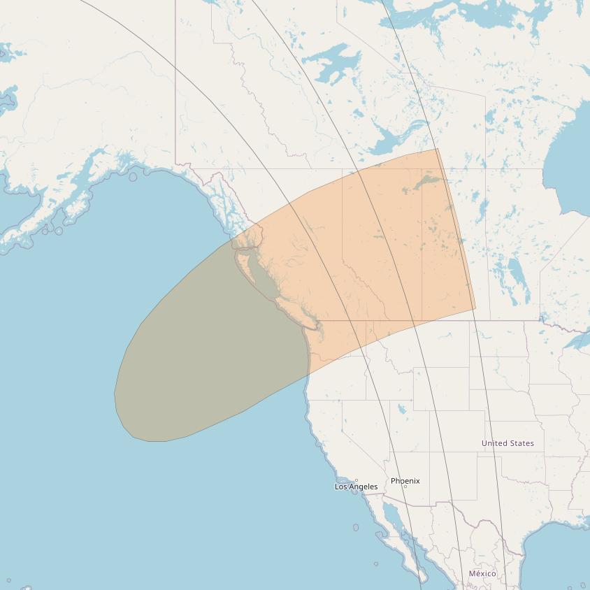 Inmarsat GX3 at 180° E downlink Ka-band S75DL Spot beam coverage map