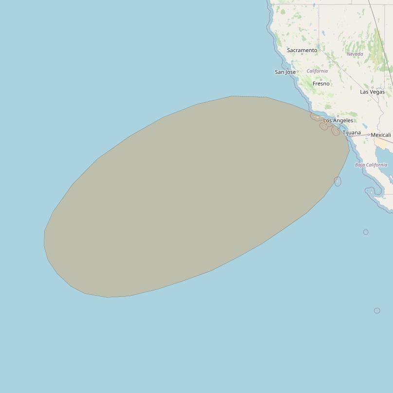 Inmarsat GX3 at 180° E downlink Ka-band S81DL Spot beam coverage map