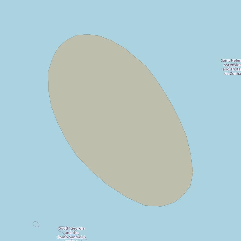 Inmarsat GX2 at 55° W downlink Ka-band S59DL Spot beam coverage map