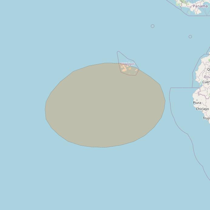 Inmarsat GX2 at 55° W downlink Ka-band S7DL Spot beam coverage map