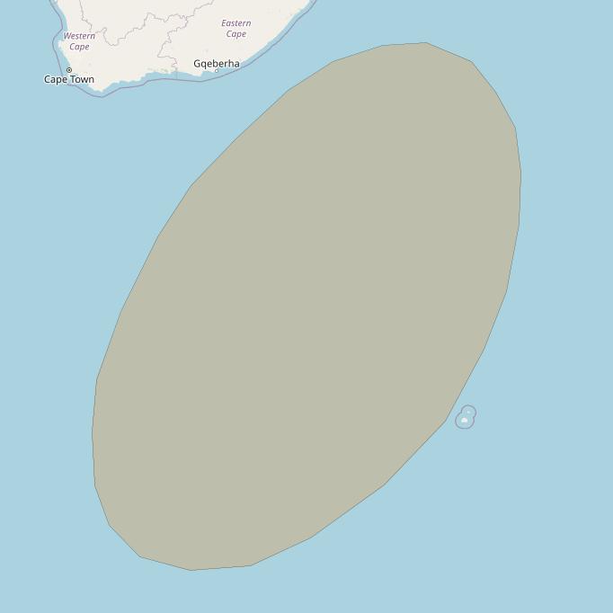 Inmarsat GX4 at 56° E downlink Ka-band S20DL Spot beam coverage map