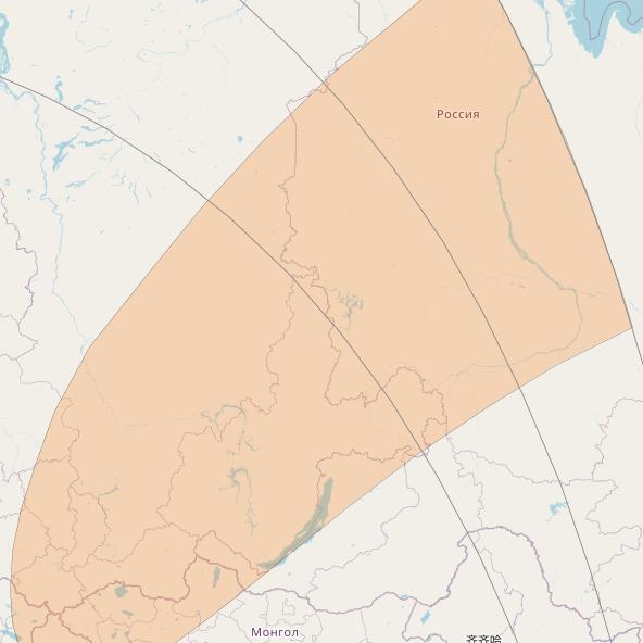 Inmarsat GX1 at 63° E downlink Ka-band S67DL Spot beam coverage map