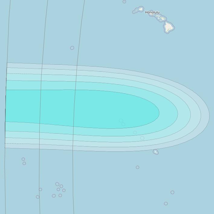 Inmarsat-4F3 at 98° W downlink L-band S005 User Spot beam coverage map