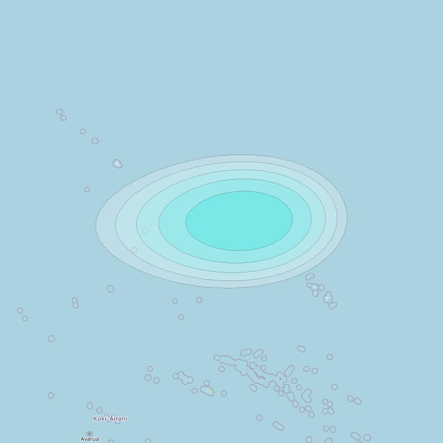 Inmarsat-4F3 at 98° W downlink L-band S012 User Spot beam coverage map