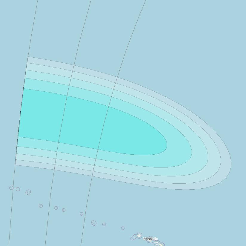 Inmarsat-4F3 at 98° W downlink L-band S017 User Spot beam coverage map