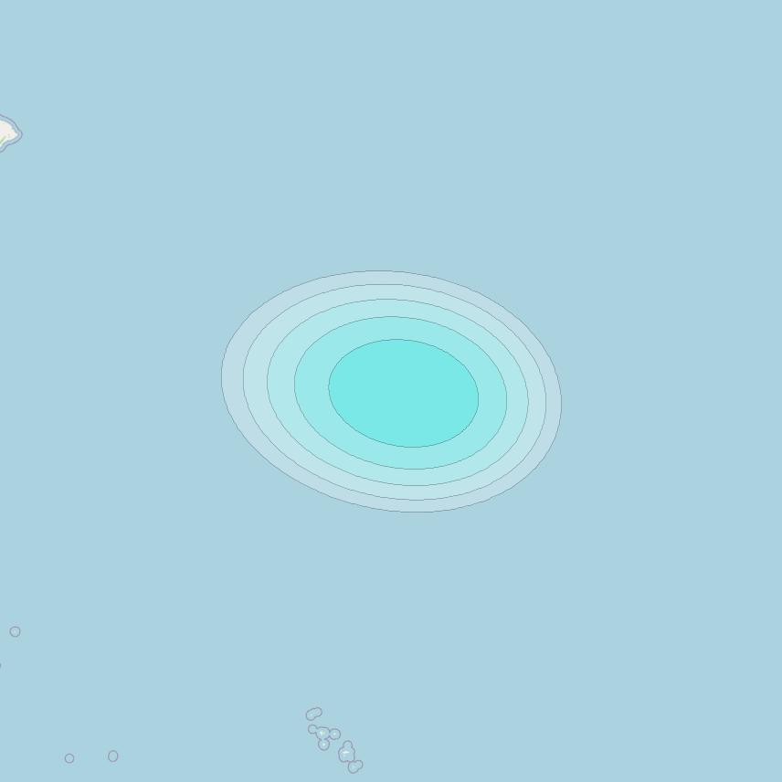 Inmarsat-4F3 at 98° W downlink L-band S024 User Spot beam coverage map