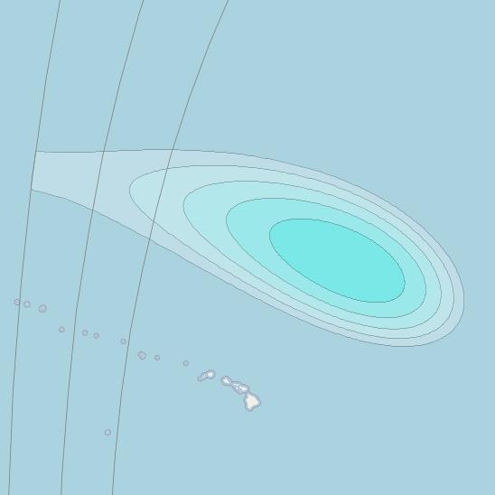 Inmarsat-4F3 at 98° W downlink L-band S027 User Spot beam coverage map