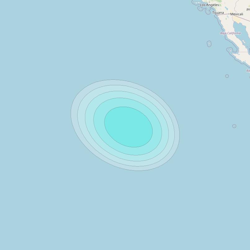 Inmarsat-4F3 at 98° W downlink L-band S037 User Spot beam coverage map